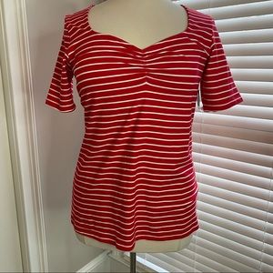 NEW PINUP ROCKABILLY TOP FROM TORRID - Sz 2 18/20 Stripes! Nautical!